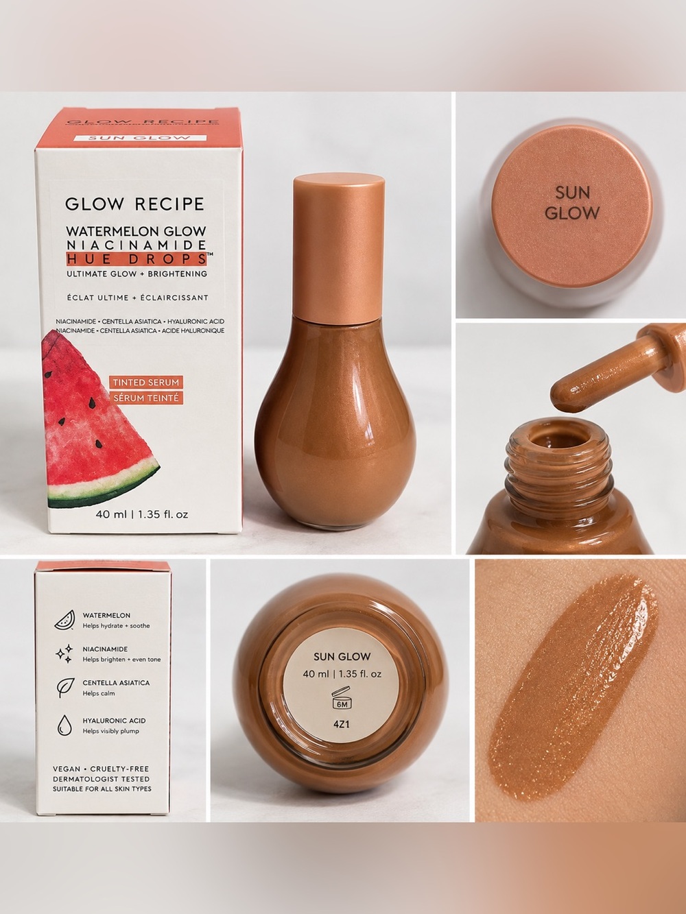 Glow Recipe Watermelon Glow Niacinamide Hue Drops Sun Glow 40ml